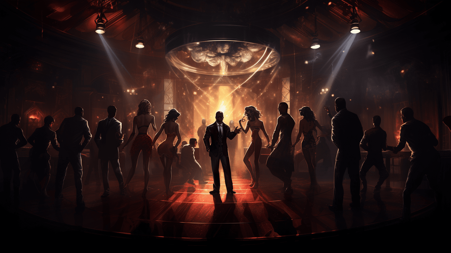 Hollyaurora an image depicting a group of men in a classy dimly 70786226 c83b 4038 9fcf 8d5c41cb6aaf