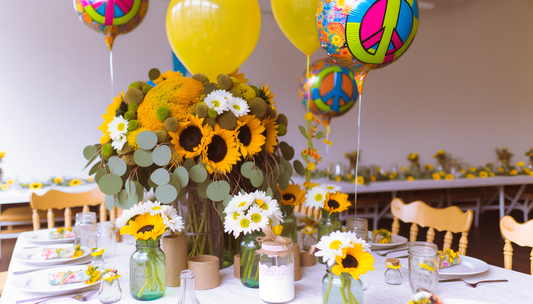 Flower power theme for a bachelorette party 0001 blog hb strippers