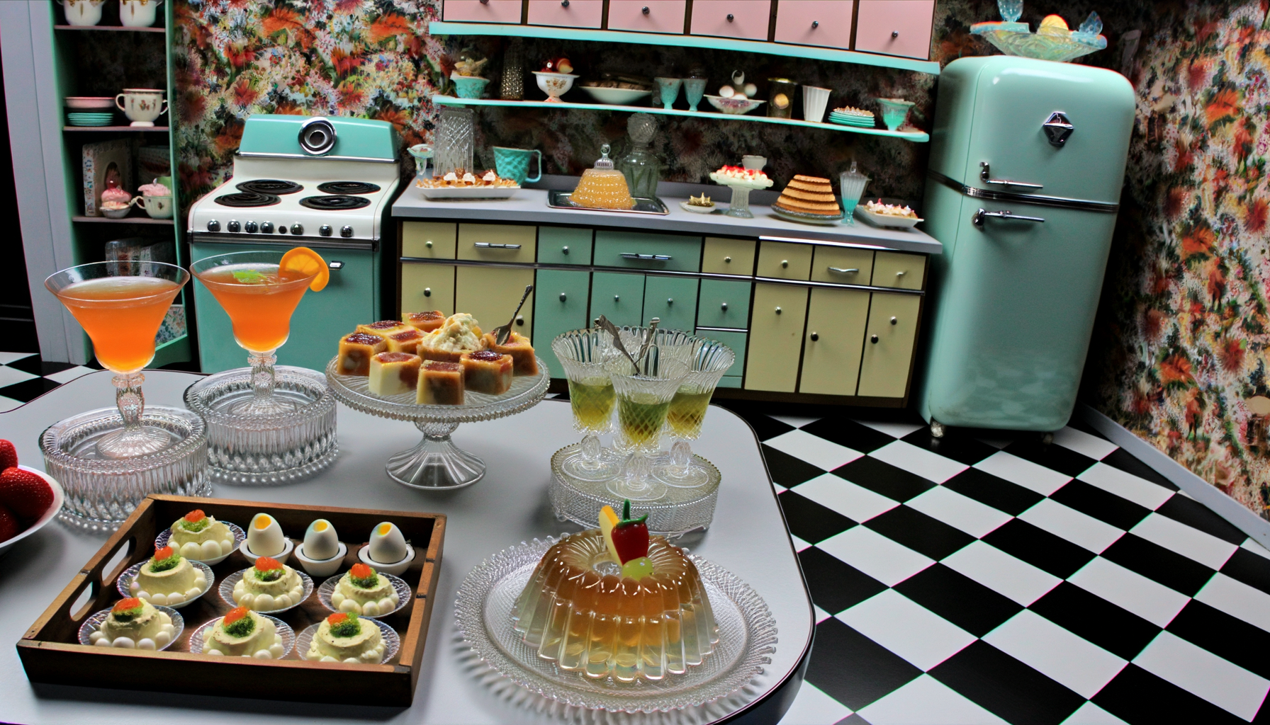 Vintage glamour theme for a bachelorette party 0002 blog hb strippers