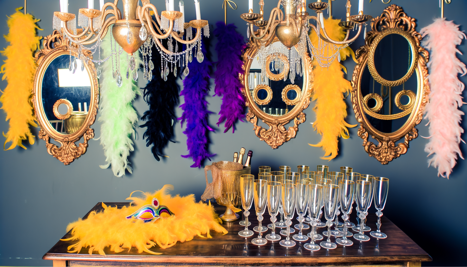 Vintage glamour theme for a bachelorette party 0001 blog hb strippers